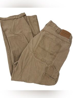 ✔️Schmidt Men’s Classic Workwear Khaki  Carpenter Utility Pants | 38x30